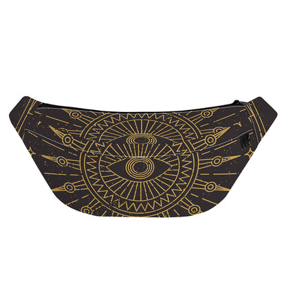 Sun All Seeing Eye Print Fanny Pack