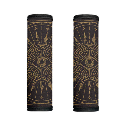 Sun All Seeing Eye Print Handle Covers