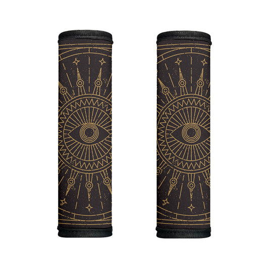 Sun All Seeing Eye Print Handle Covers
