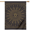 Sun All Seeing Eye Print House Flag