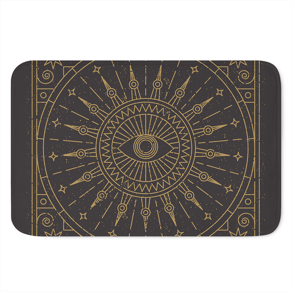 Sun All Seeing Eye Print Indoor Door Mat