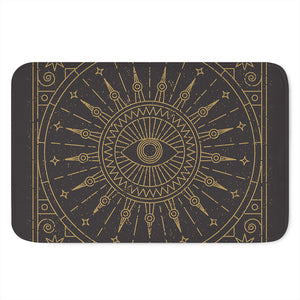 Sun All Seeing Eye Print Indoor Door Mat