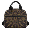 Sun All Seeing Eye Print Insulated Lunch Bag