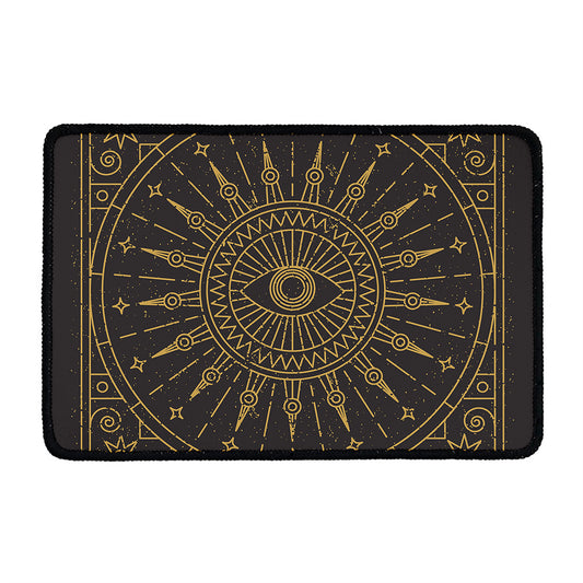 Sun All Seeing Eye Print Kitchen Mat