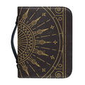 Sun All Seeing Eye Print Leather Bible Cover