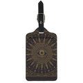 Sun All Seeing Eye Print Luggage Tag
