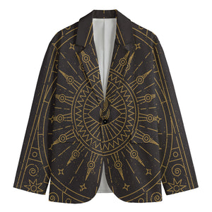 Sun All Seeing Eye Print Men's Blazer