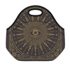 Sun All Seeing Eye Print Neoprene Lunch Bag