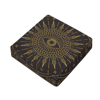 Sun All Seeing Eye Print Outdoor Seat Cushion Cover