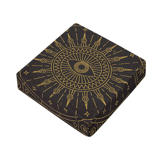 Sun All Seeing Eye Print Outdoor Seat Cushion Cover