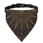 Sun All Seeing Eye Print Over The Collar Dog Bandana