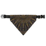 Sun All Seeing Eye Print Over The Collar Dog Bandana