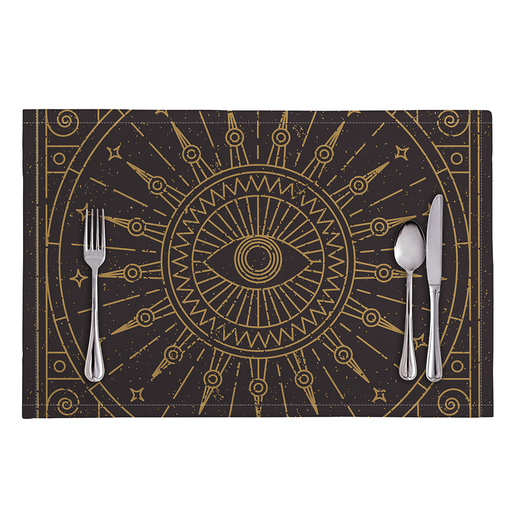 Sun All Seeing Eye Print Placemat