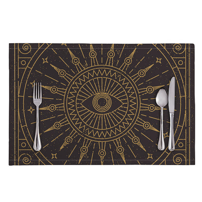 Sun All Seeing Eye Print Placemat