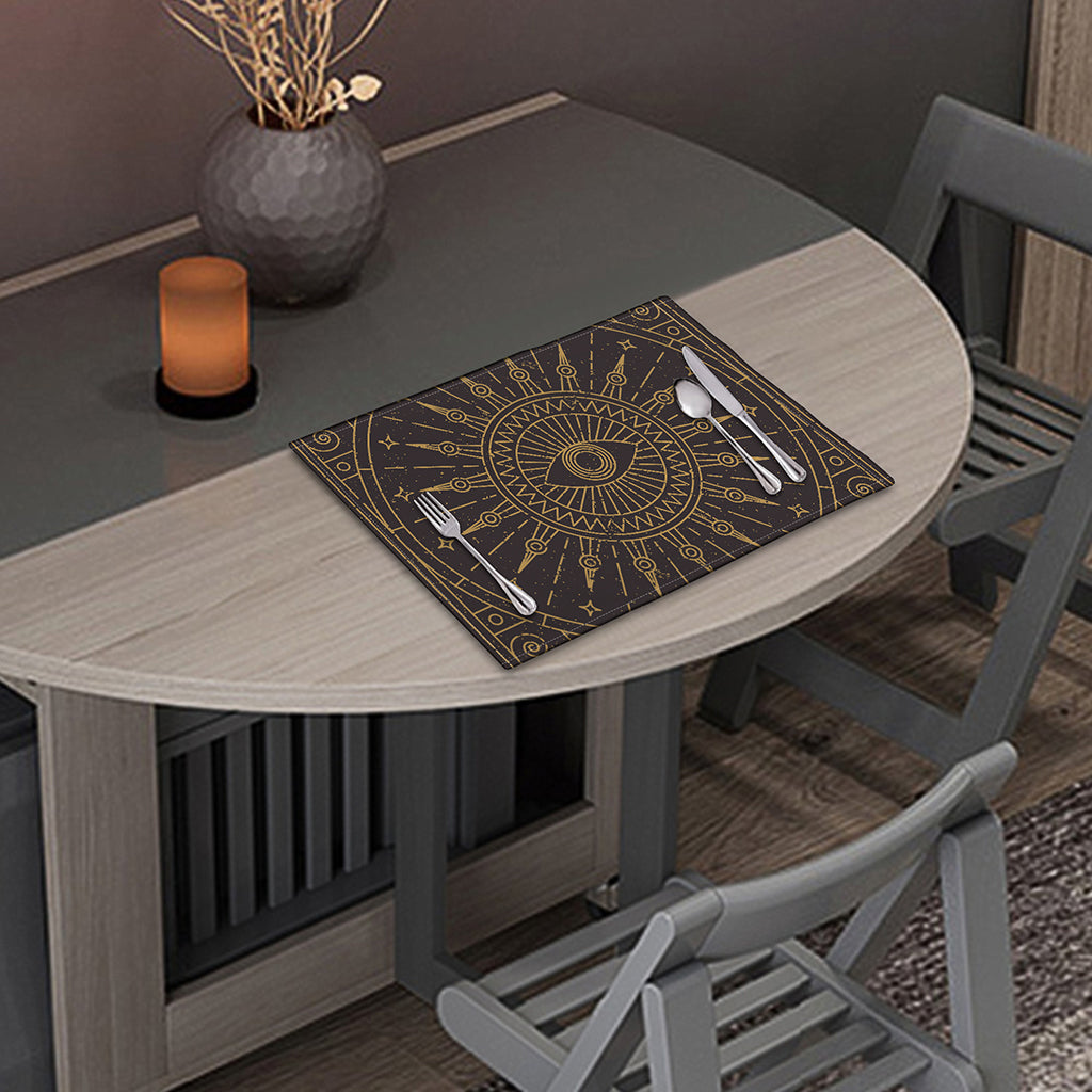 Sun All Seeing Eye Print Placemat