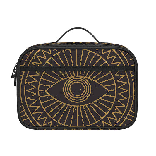 Sun All Seeing Eye Print Portable Lunch Bag