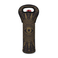 Sun All Seeing Eye Print Single Neoprene Wine Tote