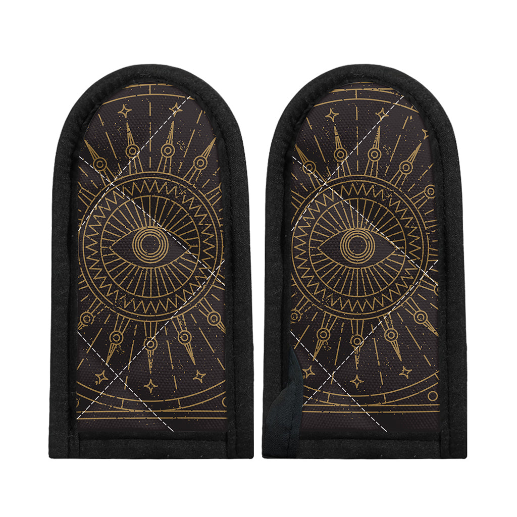 Sun All Seeing Eye Print Skillet Handle Cover