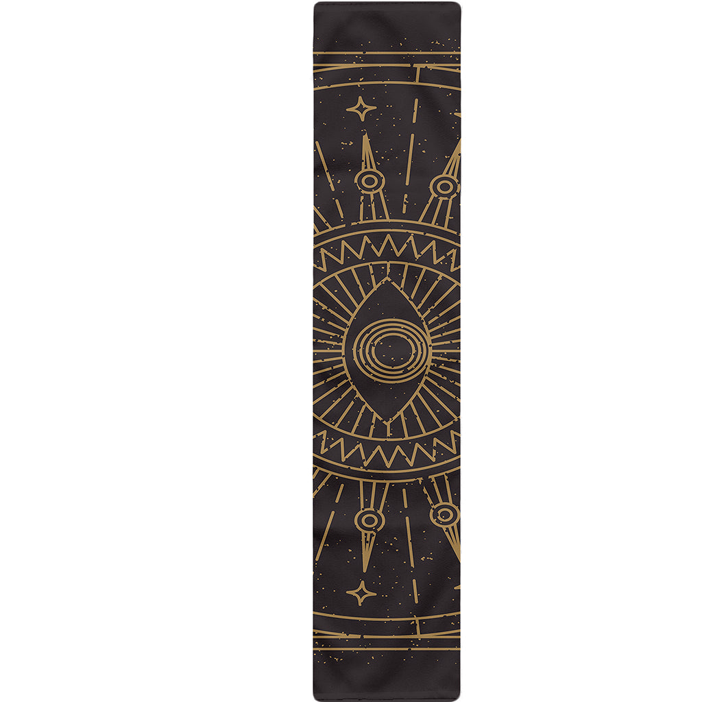 Sun All Seeing Eye Print Table Runner