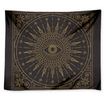 Sun All Seeing Eye Print Tapestry