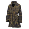 Sun All Seeing Eye Print Women's Bathrobe