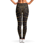 Sun All Seeing Eye Print Women's Leggings