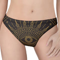 Sun All Seeing Eye Print Women's Thong