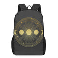 Sun And Moon Phase Print 17 Inch Backpack