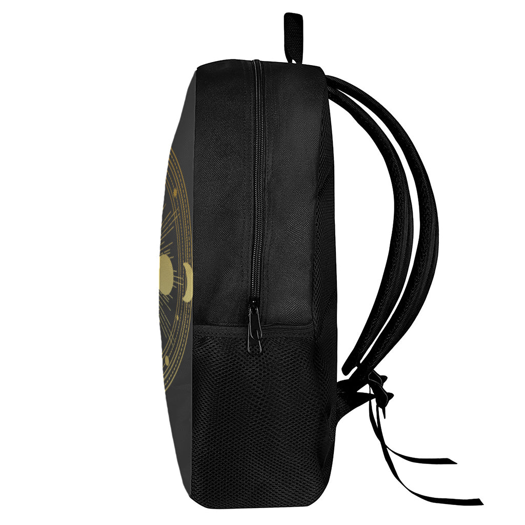 Sun And Moon Phase Print 17 Inch Backpack