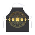 Sun And Moon Phase Print Adjustable Apron