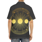 Sun And Moon Phase Print Aloha Shirt