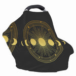 Sun And Moon Phase Print Baby Seat Cover