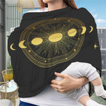 Sun And Moon Phase Print Baby Seat Cover