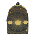 Sun And Moon Phase Print School Backpack