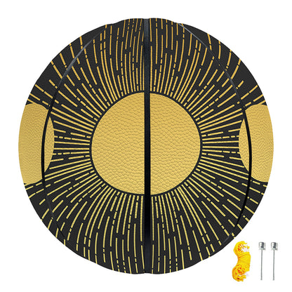 Sun And Moon Phase Print Basketball