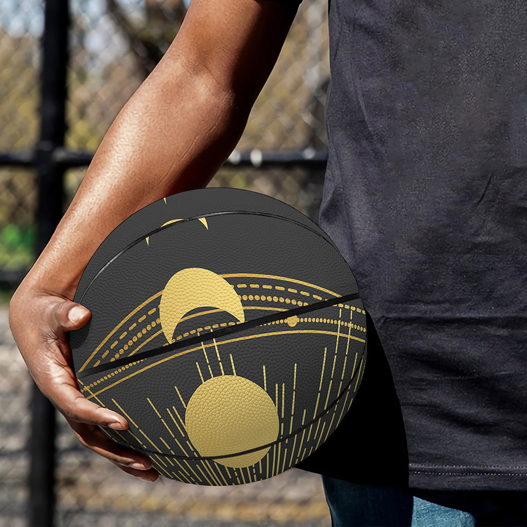 Sun And Moon Phase Print Basketball