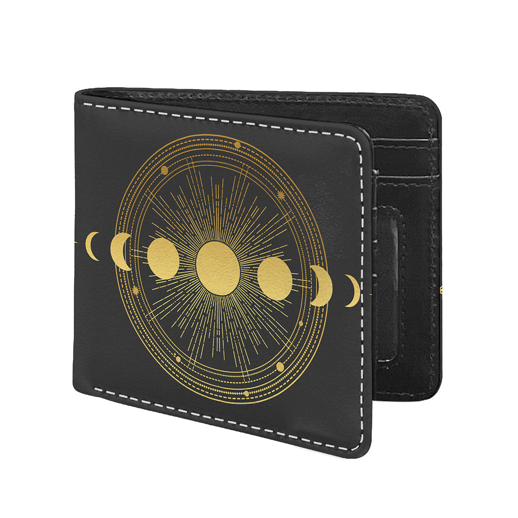 Sun And Moon Phase Print Bifold Wallet
