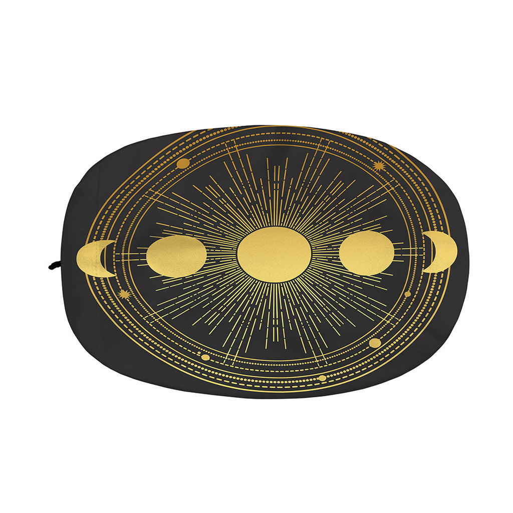 Sun And Moon Phase Print Car Side Mirror Covers