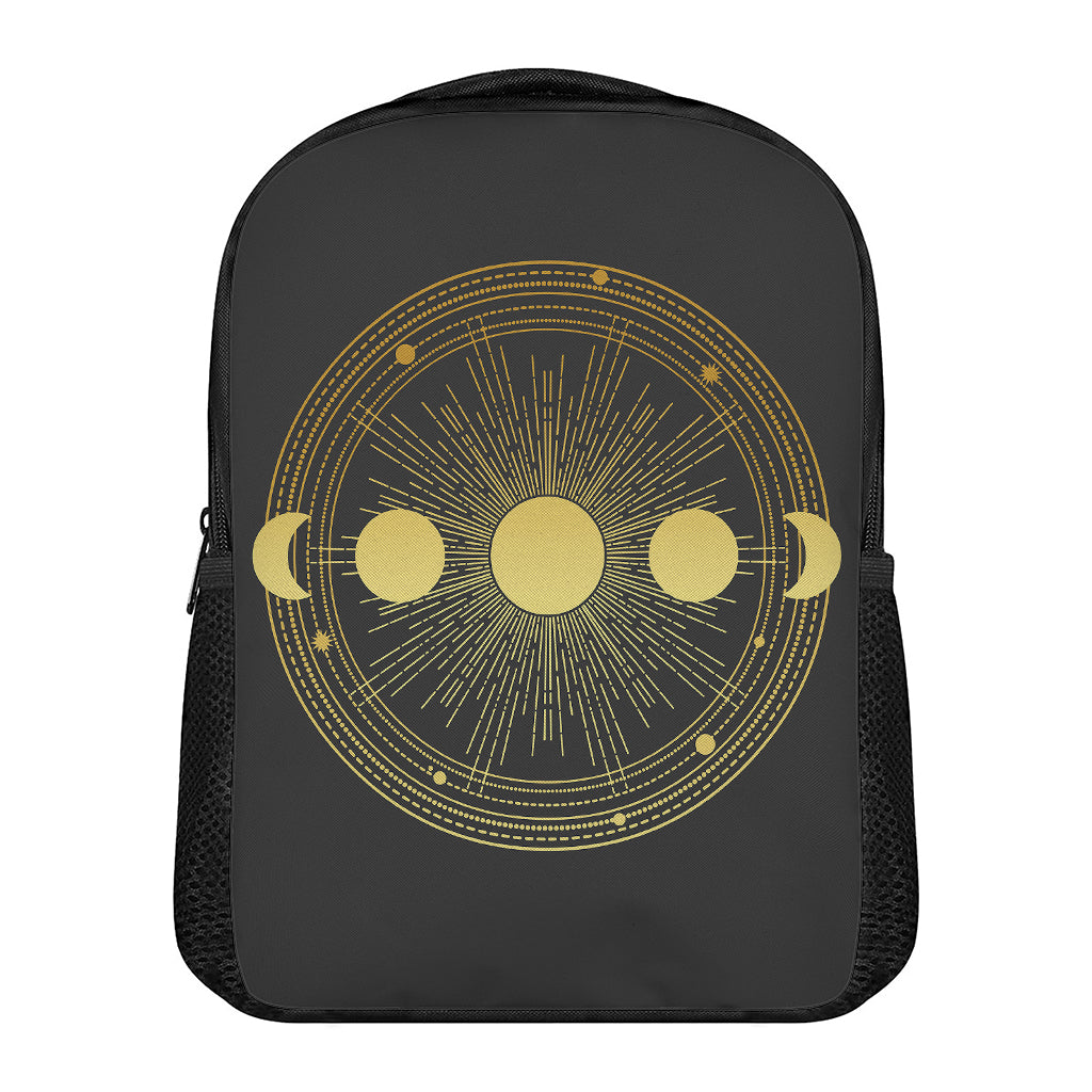 Sun And Moon Phase Print Casual Backpack