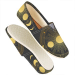 Sun And Moon Phase Print Casual Shoes