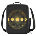 Sun And Moon Phase Print Crossbody Lunch Bag