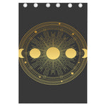 Sun And Moon Phase Print Curtain