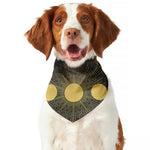 Sun And Moon Phase Print Dog Bandana