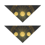 Sun And Moon Phase Print Dog Bandana