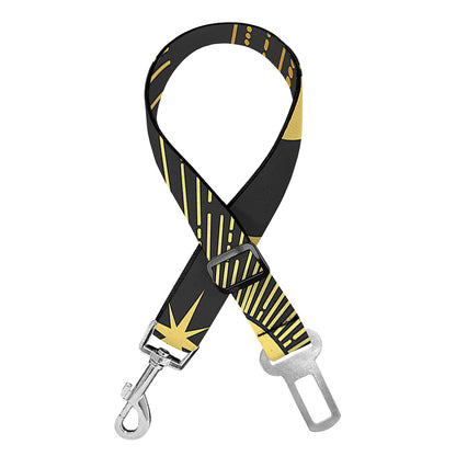 Sun And Moon Phase Print Dog Seat Belt