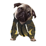 Sun And Moon Phase Print Dog Zip Up Hoodie