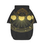Sun And Moon Phase Print Dog Zip Up Hoodie