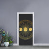 Sun And Moon Phase Print Door Sticker