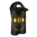 Sun And Moon Phase Print Double Neoprene Wine Tote