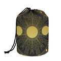 Sun And Moon Phase Print Drawstring Makeup Bag